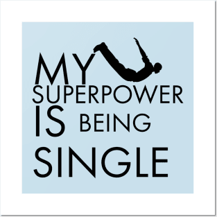 Words are Magic: Single Superpower man Posters and Art